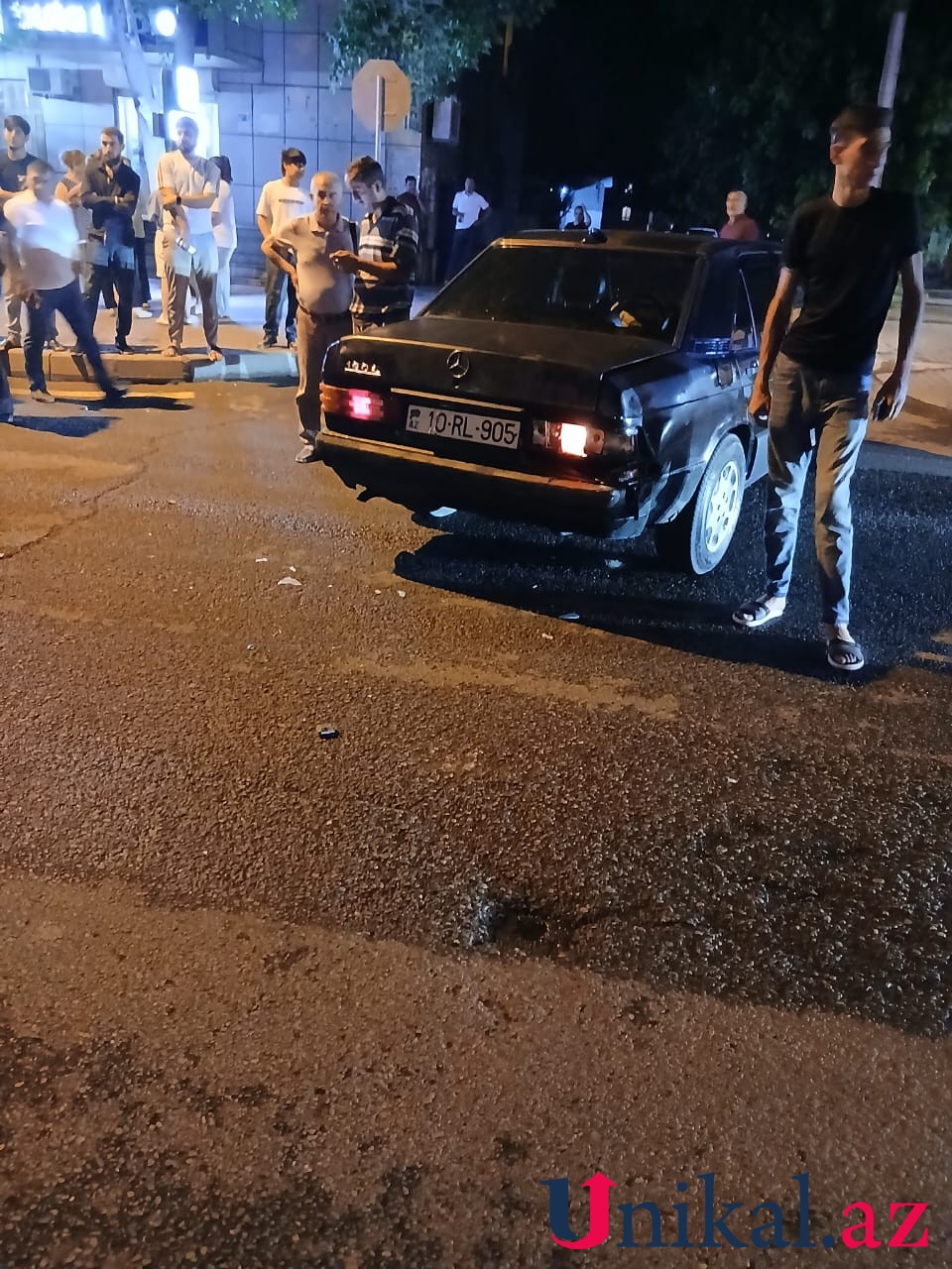 Mingəçevirdə zəncirvari qəza oldu - FOTOLAR